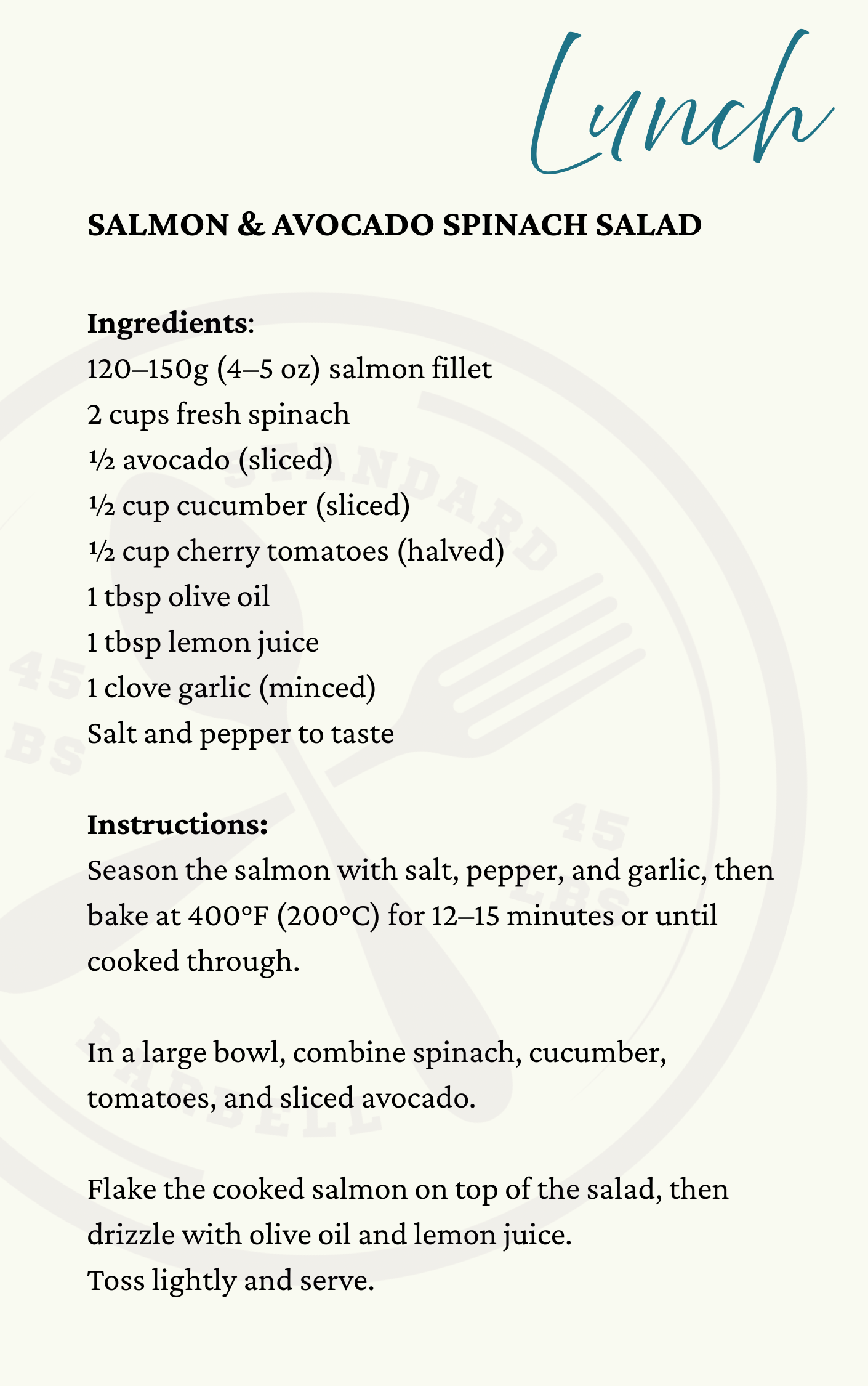 Anti-Inflammatory Recipe Book